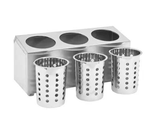 Stalo Įrankių Laikiklis, 3 Skyriai, Nerūdijantis Plienas