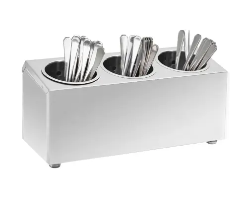 Stalo Įrankių Laikiklis, 3 Skyriai, Nerūdijantis Plienas