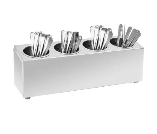 Galda Piederumu Turētājs, 4 Nodalījumi, Taisnstūrveida, Tērauds  Vidaxl