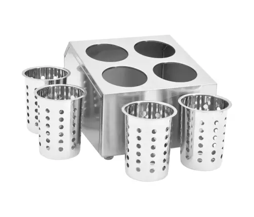 Söögiriistade Hoidja, 4 Resti, Kandiline, Roostevaba Teras