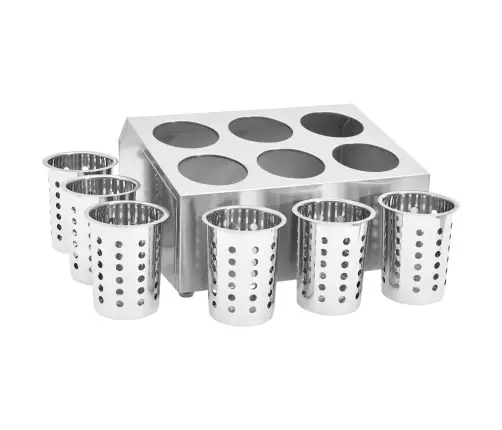 Söögiriistade Hoidja, 6 Resti, Kandiline, Roostevaba Teras