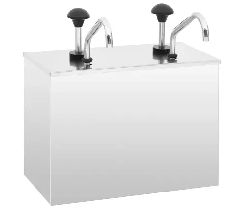 Mērču Dispensers, 2 X 3,5 L, Nerūsējošs Tērauds Vidaxl