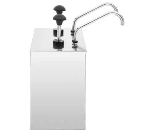 Mērču Dispensers, 2 X 3,5 L, Nerūsējošs Tērauds Vidaxl