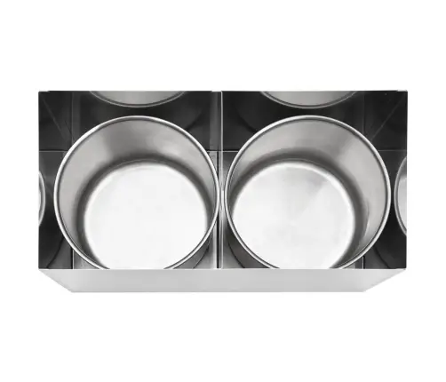 Mērču Dispensers, 2 X 3,5 L, Nerūsējošs Tērauds Vidaxl