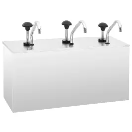 Mērču Dispensers, 3 X 3,5 L, Nerūsējošs Tērauds Vidaxl