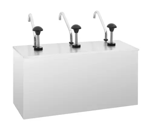 Mērču Dispensers, 3 X 3,5 L, Nerūsējošs Tērauds Vidaxl