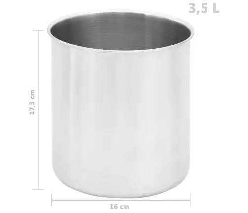 Mērču Dispensers, 3 X 3,5 L, Nerūsējošs Tērauds Vidaxl