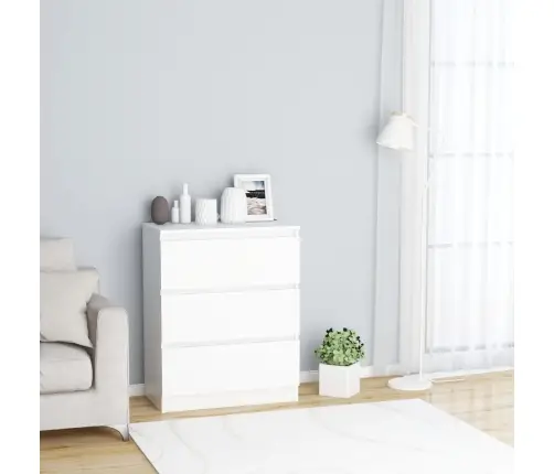 Puhvetkapp Valge 60 X 35 X 76 cm Tehispuit