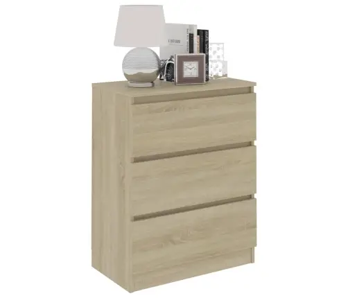 Šoninė Spintelė, Ąžuolo Spalvos, 60X35X76cm Mediena