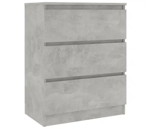 Šoninė Spintelė, Betono Pilkos Spalvos, 60X35X76cm Mediena