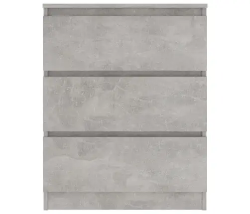 Šoninė Spintelė, Betono Pilkos Spalvos, 60X35X76cm Mediena