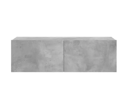 Tv Skapītis, Betona Pelēks, 100X30X30 Cm, Inženierijas Koks Vidaxl