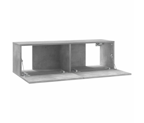 Telerikapp, Betoonhall, 100 X 30 X 30 cm Tehispuit