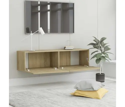 Tv Skapītis, Ozolkoka Krāsa, 120X30X30 Cm, Inženierijas Koks Vidaxl