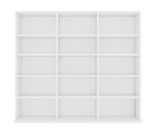 Cd-Kapp, Valge, 100 X 23 X 89,5 cm Tehispuit