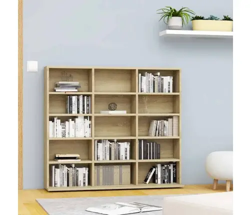 Cd Plaukts, Ozolkoka Krāsā, 100X23X89,5 Cm, Inženierijas Koks Vidaxl