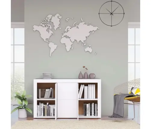 Kumode, Balta, 120X36X69 Cm, Inženierijas Koks Vidaxl