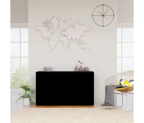 Kumode, Melna, 120X36X69 Cm, Inženierijas Koks Vidaxl