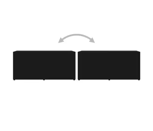 Tv Skapītis, Melns, 80X34X36 Cm, Inženierijas Koks Vidaxl Tv Skapītis, Melns, 80X34X36 Cm, Inženierijas Koks Vidaxl