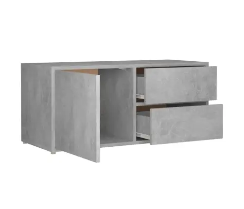 Tv Skapītis, Betonpelēks, 80X34X36 Cm, Inženierijas Koks Vidaxl