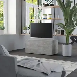 Tv Skapītis, Betonpelēks, 80X34X36 Cm, Inženierijas Koks Vidaxl