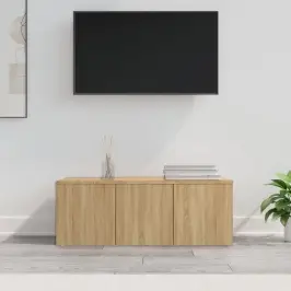 Tv Skapītis, Ozolkoka Krāsa, 80X34X30 Cm, Inženierijas Koks Vidaxl