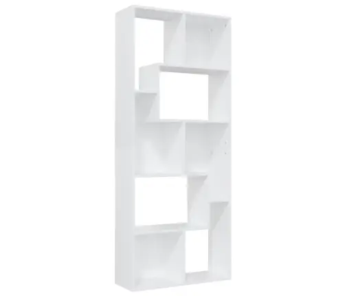 Spintelė Knygoms, Baltos Spalvos, 67X24X161cm Apdirbta Mediena