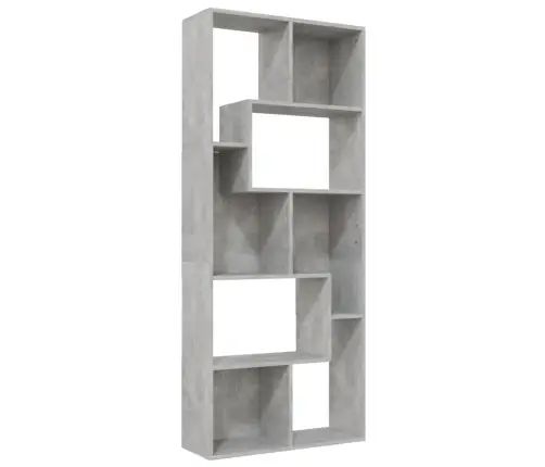 Raamaturiiul, Betoonhall, 67 X 24 X 161 cm Puitlaastplaat