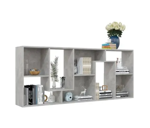 Raamaturiiul, Betoonhall, 67 X 24 X 161 cm Puitlaastplaat