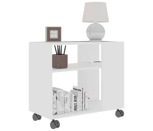 Lisalaud, Valge, 70 X 35 X 55 Cm Tehispuit