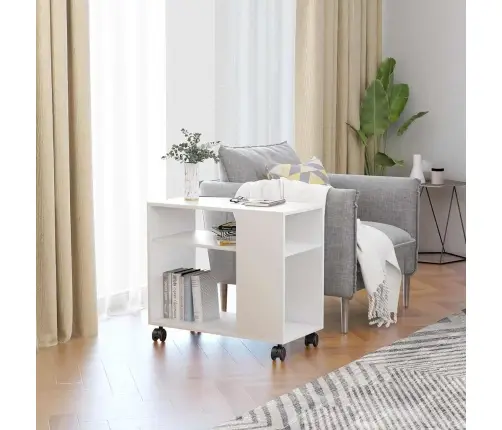 Lisalaud, Valge, 70 X 35 X 55 Cm Tehispuit