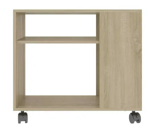 Šoninis Staliukas, Ąžuolo Spalvos, 70X35X55cm Mediena