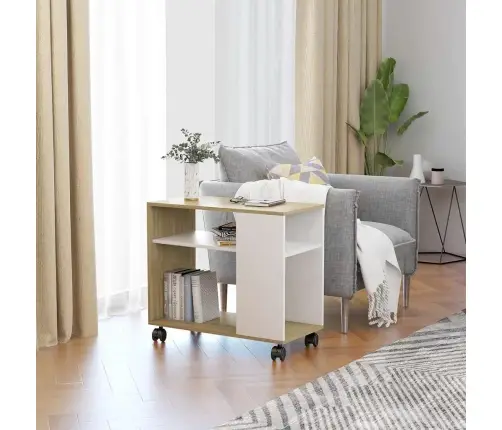 Lisalaud, Valge Ja Sonoma Tamm, 70 X 35 X 55 Cm Tehispuit