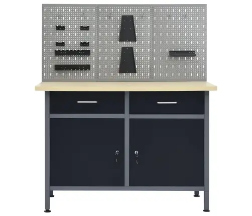 Tööpink Kolme Seinapaneeliga