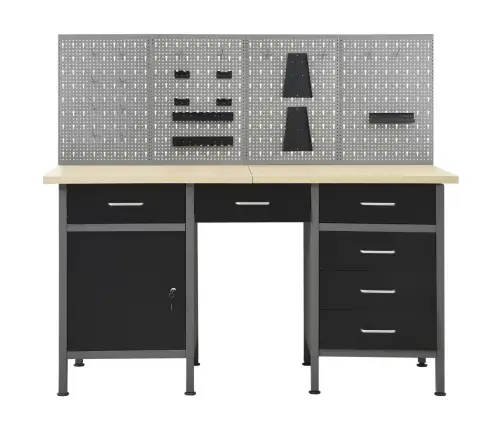 Darbastalis Su 4 Sieninėmis Plokštėmis