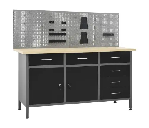 Tööpink Nelja Seinapaneeliga