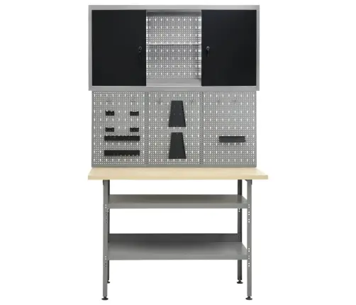 Darbastalis Su 3 Sieninėmis Plokštėmis Ir 1 Spintele