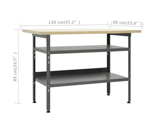 Darbastalis Su 3 Sieninėmis Plokštėmis Ir 1 Spintele