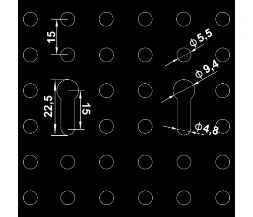 Darbastalis Su 3 Sieninėmis Plokštėmis Ir 1 Skyriumi