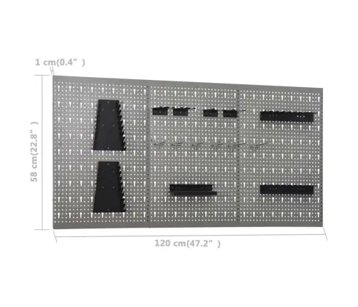 Tööpink Kolme Seinapaneeli Ja Ühe Kapiga