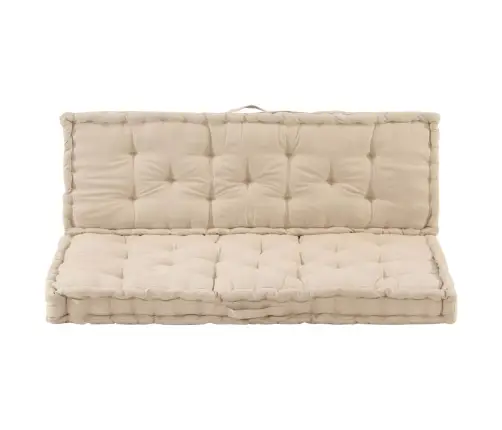 Euroaluse Istumispadjad, 2 Tk, Puuvill, Beež