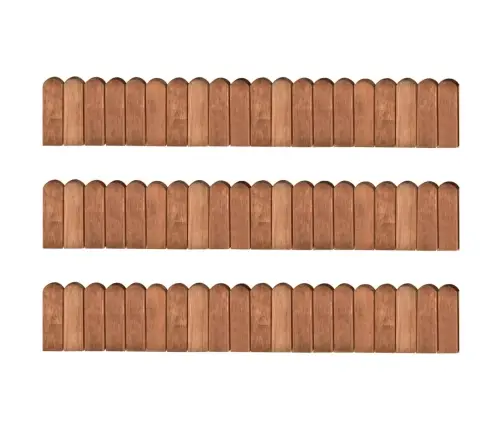 Murupiirded, 3 Tk, 120 cm Immutatud Männipuit