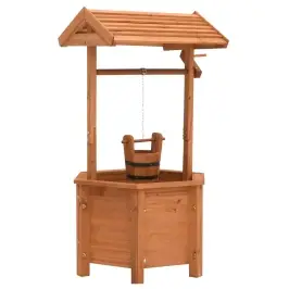 Dārza Puķu Kaste Akas Formā, 40X40X84 Cm, Egles Koks Vidaxl