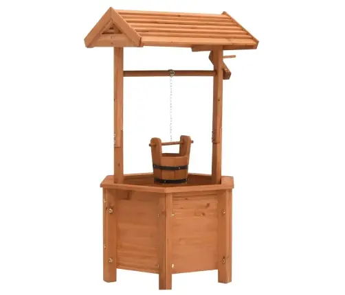 Dārza Puķu Kaste Akas Formā, 40X40X84 Cm, Egles Koks Vidaxl