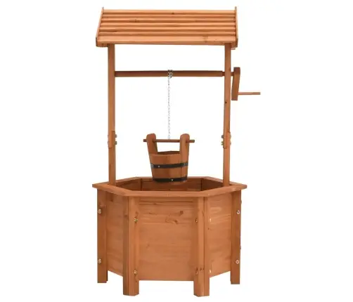 Dārza Puķu Kaste Akas Formā, 40X40X84 Cm, Egles Koks Vidaxl