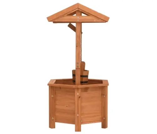 Dārza Puķu Kaste Akas Formā, 40X40X84 Cm, Egles Koks Vidaxl