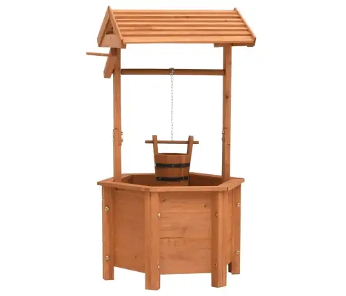 Dārza Puķu Kaste Akas Formā, 40X40X84 Cm, Egles Koks Vidaxl