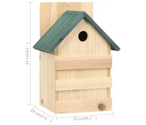 Lindude Pesakastid, 4 Tk, 23 X 19 X 33 cm Nulupuit