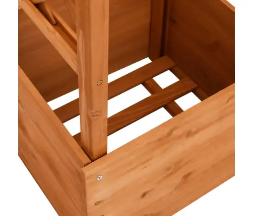 Treliažas Su Vazonu Ir Arka, 49X39X130cm Eglės Mediena