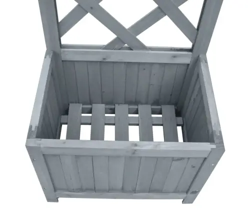 Vīteņaugu Režģis Ar Kasti, 40X30X135 Cm, Egles Masīvkoks Vidaxl